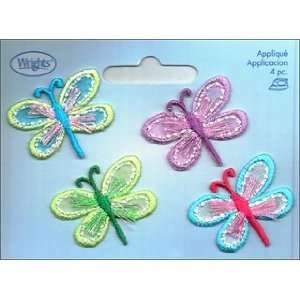  Wrights Appliques Iron On Dragonflies (3 Pack)