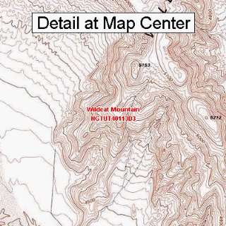   Map   Wildcat Mountain, Utah (Folded/Waterproof)