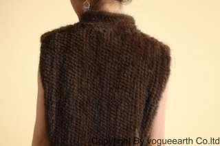 418 new real mink fur brown shawl/cape/wrap/vest/jacket  