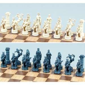  Greek Mythology Chess Set, King3 1/4 inch Toys & Games