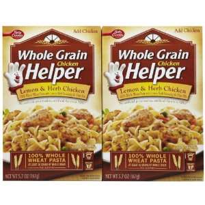 Chicken Helper Whole Grain Lemon Herb Chicken, 5.7 oz, 2 pk  