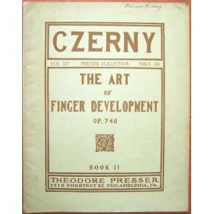   Presser Collection Die Kunst Der Fingerfertigkeit Carl Czerny Books
