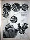 1938 Dunlap Heads Up Fashion Hats Felt Straw Novelty Ad