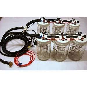Hydrogen on Demand Six Cell Electorlyzer Complete with Wiring Harness 