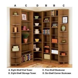  Five Shelf Bookcase: Furniture & Decor