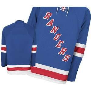  Wholesale New York Rangers Blank Blue Hockey Jersey NHL 