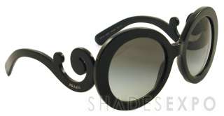 NEW Prada Sunglasses SPR 27N BLACK 1AB 3M1 SPR27N AUTH  