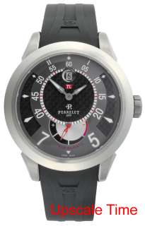 Perrelet Mens Power Reserve Date Automatic Watch  