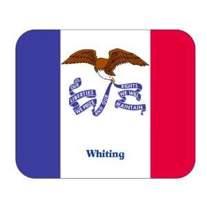  US State Flag   Whiting, Iowa (IA) Mouse Pad: Everything 