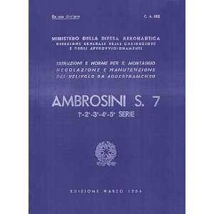   Aircraft Maintenance Manual Ambrosini Aeronautica Books