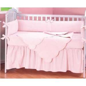  Pink Seashell 4Pc Crib Set Alyssa Preston by Victorian 