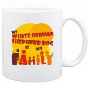   My White German Shepherd Dog Is My Family  Mug Dog