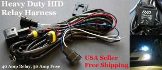 Xenon HID Conversion Relay Wiring Harness H11 9005 9006  