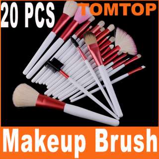 20 PCS Professional Makeup Brush Set Kit + Pouch Bag  
