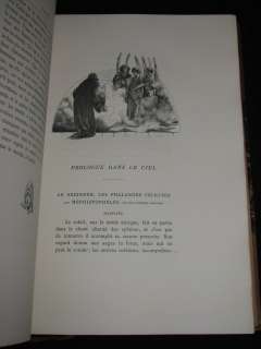 1880 Antique French Book   GOETHE   Faust Illustrated 9 eaux fortes de 