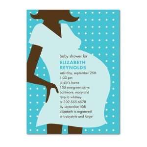    Baby Shower Invitations   Belly Bump: Paradise By Dwell: Baby