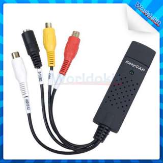 EasyCap USB 2.0 Video TV DVD VHS Audio Capture Adapter for Windo 