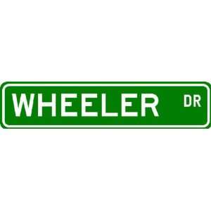  WHEELER Street Name Sign ~ Personalized Family Lastname 