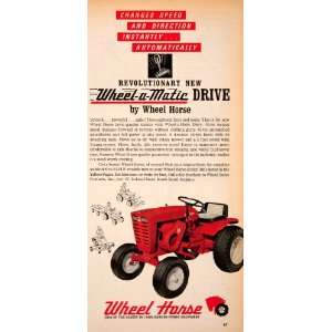  1965 Ad Wheel Horse Lawn Garden Tractor Power Equipment Wheel 