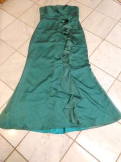 Green Strapless Dress Jim Hjelm occasions XL  