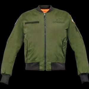  Alpinestars Bovver Aggro Jacket , Color Green, Size 4XL 