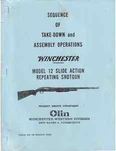 Winchester Model 12 Pump Action Takedown and Assembly Manual  
