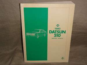 1980 Datsun 510   Service Manual, Original  