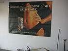Huge Rare Introducing The Pabst Light Beer Belly Canvas Banner Sign 7 