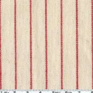  58 Wide Wool Blend Suiting Thomas Cream/Red Fabric By 