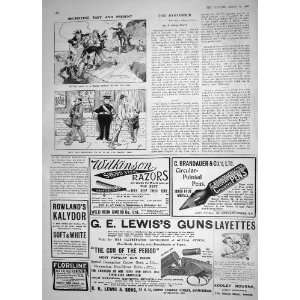  1908 WAR RECRUITS POLICEMAN WILKINSON RAZOR LEWIS GUNS