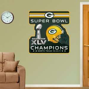 2010 NFL Superbowl Champion Greenbay Packers Logo NFC Vinyl Wall 