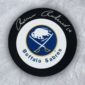 RENE ROBERT Buffalo Sabres SIGNED Hockey Puck Sports 