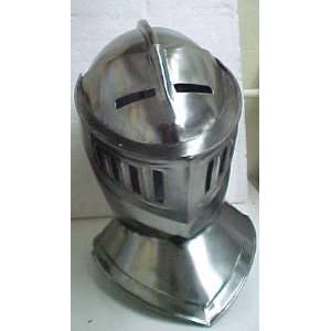    European Medieval Knights Close Helmet Helm Armor