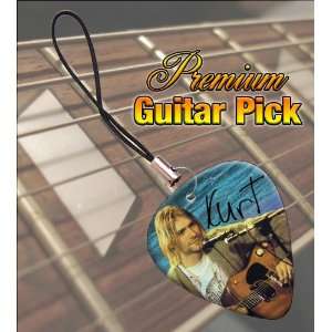  Kurt Cobain Premium Guitar Pick Phone Charm Musical 
