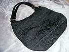 Thirty One Gifts Fifth 5th Ave Purse Black Quilted Popp
