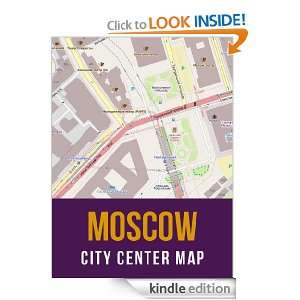 Moscow, Russia City Center Street Map eReaderMaps  Kindle 
