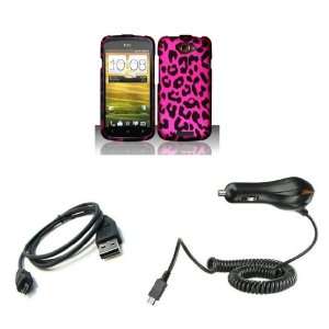  HTC One S (T Mobile) Premium Combo Pack   Pink and Black 