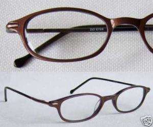 ZiZi Chocolate Brown Wider Reading Glasses CAFE +1.75  
