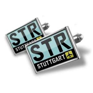 Cufflinks Airport code STR / Stuttgart country: Germany   Hand Made 