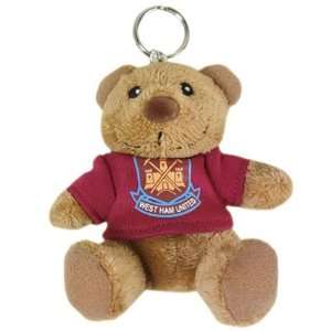  West Ham United FC. Soft Bear Keyring: Sports & Outdoors