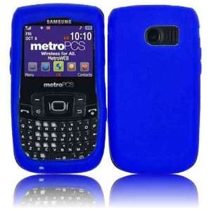  Blue Silicone Jelly Skin Case Cover for Straight Talk 