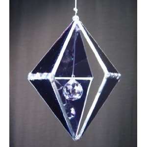     Crystal Ball Glass Prism   Purple Stained Glass: Everything Else