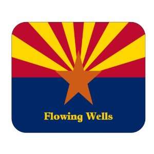   State Flag   Flowing Wells, Arizona (AZ) Mouse Pad 