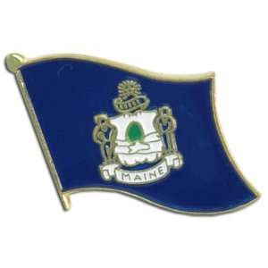  Maine Flag Lapel Pin: Patio, Lawn & Garden