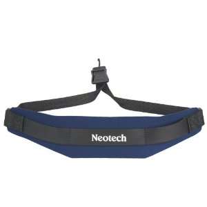  Neotech 1903192 Soft Sax Strap, Navy, Metal Hook Musical Instruments