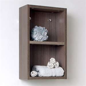  Bathroom Linen Side Cabinet w/2 Open Storage Shelves: Home 
