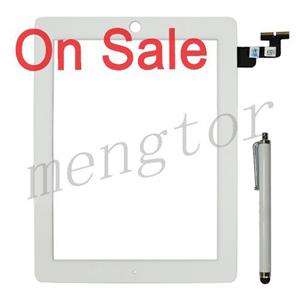 iPad 2 Touch Screen Digitizer Replacement With Touch Pen WHITE TOU IP 