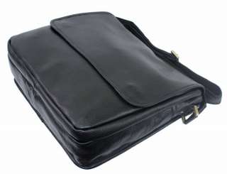 Mens Genuine Cowhide Leather Case Shoulder Bag Satchel Tote iPad 2 G4 
