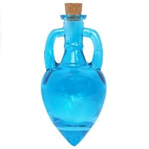    Aqua Amphora Recycled Glass Decorative Bottle: Everything Else