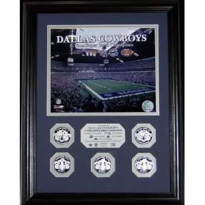  Dallas Cowboys 5 Time Super Bowl Champs Photomint: Sports 